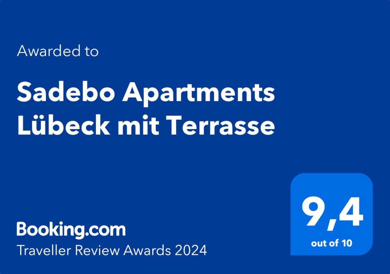 Sadebo Apartments Luebeck Mit Terrasse Oder Balkon Exterior foto